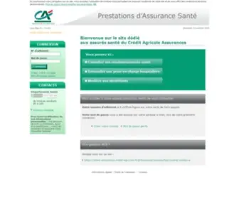 CA-Prestations-Sante.fr(Mon) Screenshot