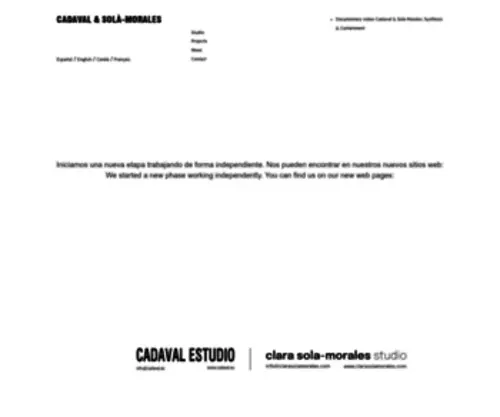 CA-SO.com(CADAVAL &amp; SOLÀ) Screenshot