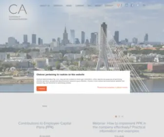 CA-Staff.eu(Jesteśmy jedną z największych polskich firm oferujących kompleksowe usługi kadrowo) Screenshot