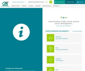 CA-Sudmed.com(Découvrez les offres et services du Crédit Agricole) Screenshot