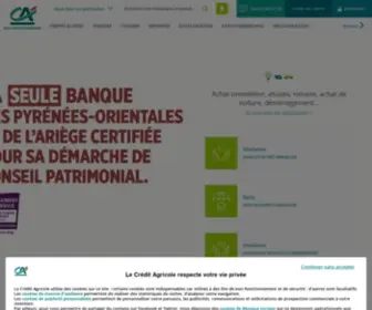 CA-Sudmed.fr(Découvrez les offres et services du Crédit Agricole) Screenshot