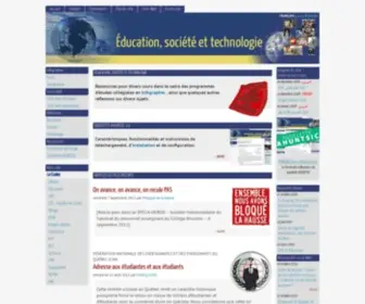 CA.edu(Syndicat du personnel enseignant du Collège Ahuntsic (FNEEQ) Screenshot