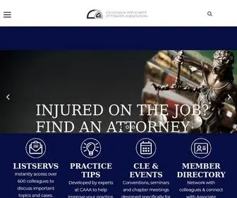 Caaa.org(The specific purpose of this association) Screenshot