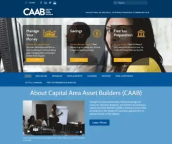 Caab.org(Capital Area Asset Builders) Screenshot