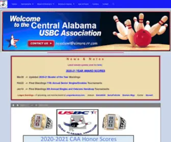 Caabowling.com(The USBC Central Alabama Bowling Association) Screenshot