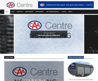 Caacentre.com(CAA Centre) Screenshot