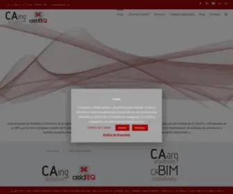 Caacustica.es(Aislateq Consultores Acústicos) Screenshot