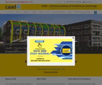 Caad.ac.in(Best Architecture Colleges In Chennai) Screenshot