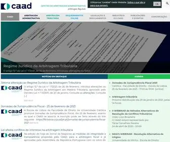 Caad.org.pt(Website do CAAD) Screenshot