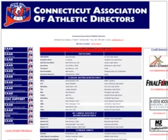 Caadinc.org(CT Association of Athletic Directors) Screenshot