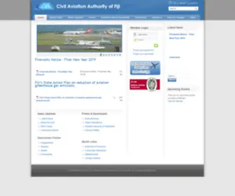 Caaf.org.fj(Civil Aviation Authority of Fiji (CAAF)) Screenshot