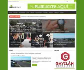 Caaguazu.com.py(Inicio) Screenshot