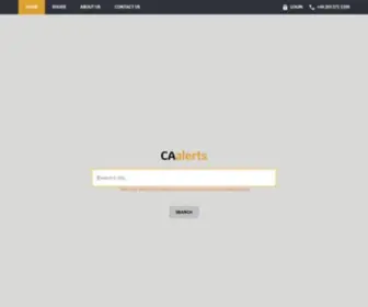 Caalerts.com(CA Alerts) Screenshot