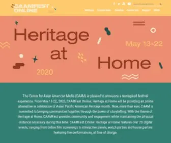 Caamfest.com(CAAMFest 2021) Screenshot