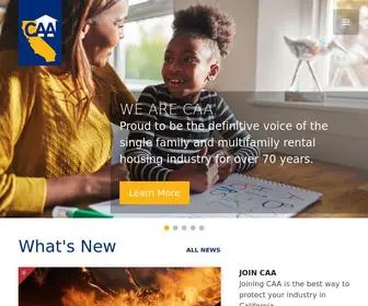 Caanet.org(The California Apartment Association) Screenshot
