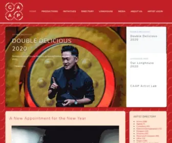 Caap.org.au(Contemporary Asian Australian Performance (CAAP)) Screenshot