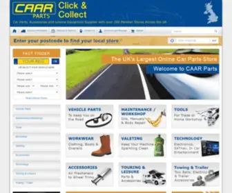 Caarparts.co.uk(Car Parts and Car Accessories from CAAR UK) Screenshot