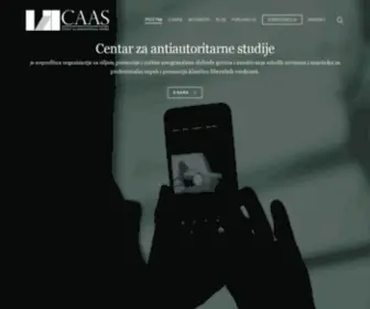 Caas.rs(Centar za antiautoritarne studije) Screenshot