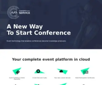 Caas4U.com(Conference As a Service) Screenshot