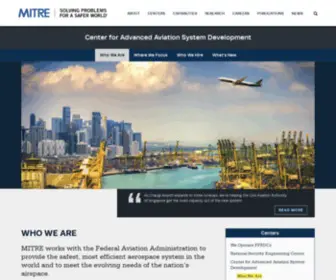 Caasd.org(The MITRE Corporation's Center for Advanced Aviation Systems Development) Screenshot