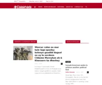 Caasimadda.net(Caasimada Online) Screenshot