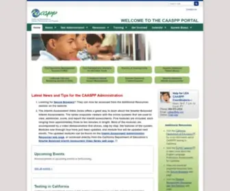 Caaspp.org(The CAASPP Website) Screenshot
