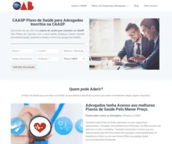 Caaspsaudeonline.com(CAASP Plano de Saúde para Advogados Inscritos na OAB) Screenshot