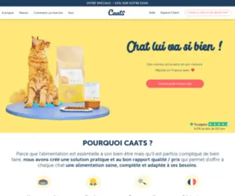 Caats.co(Croquettes sur Mesure pour Chat et Pâtées Premium) Screenshot