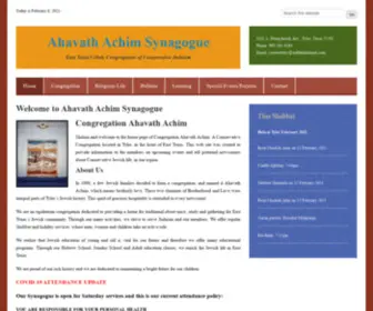 Caatylertx.org(Ahavath Achim Synagogue) Screenshot