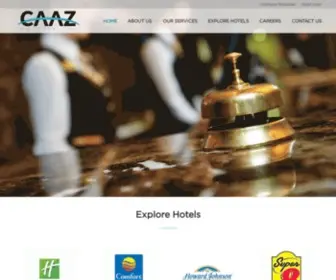 Caazhtl.com(CAAZ Hospitality) Screenshot