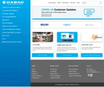Cabac.com.au(Cabac Australia) Screenshot