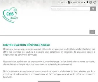 Cabaide23.org(Centre daction bénévole) Screenshot