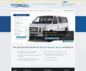 Cabaja.com(California Baja Rent) Screenshot