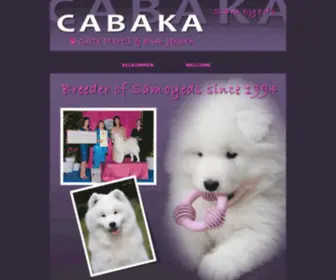 Cabaka.dk(Kennel Cabaka) Screenshot