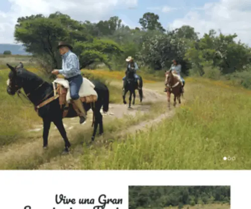 Cabalgandoentequis.com(Cabalgando en Tequis) Screenshot