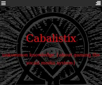 Cabalistix.com(Unkommon knowledge) Screenshot