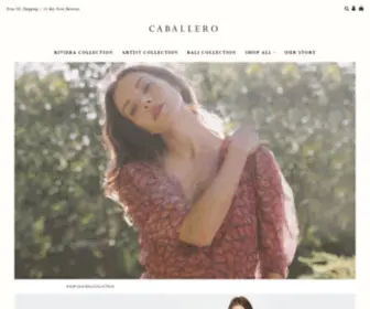 Caballerocollection.com(There’s more to the Caballero woman than meets the eye) Screenshot