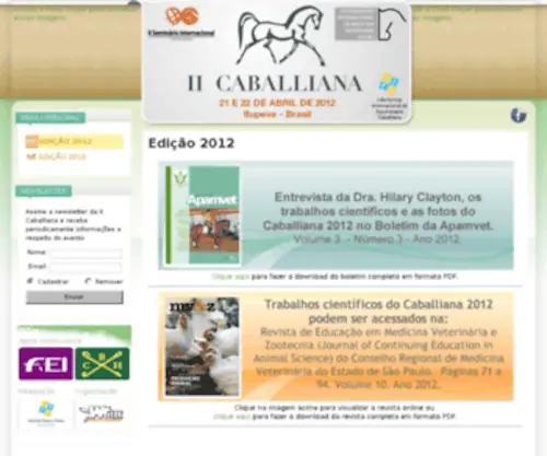 Caballiana.com.br(Edição 2012) Screenshot