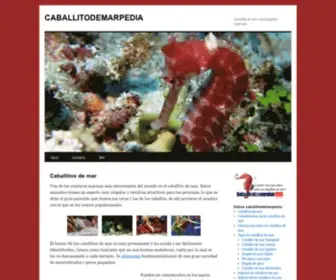 Caballitodemarpedia.com(Caballito de mar) Screenshot