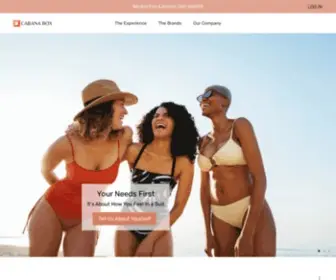 Cabana-Box.com(Take Fit Quiz and Get Swimsuits) Screenshot