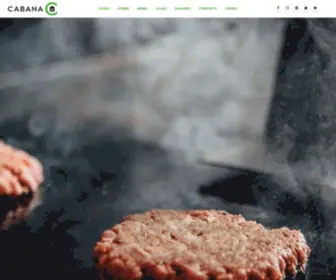 Cabanaburger.com.br(Cabana Burger traz de volta a verdadeira essência do hambúrguer clássico) Screenshot