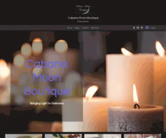 Cabanamoonboutique.com(Home Decor Candles) Screenshot