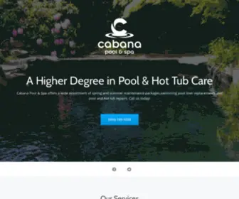 Cabanapoolandspa.ca(All Swimming Pool & Spa Repairs) Screenshot