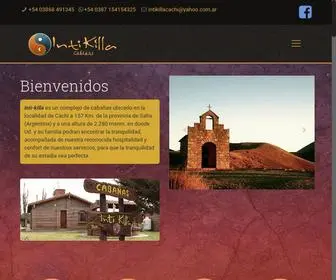 Cabanasintikilla.com.ar(Cabañas Inti) Screenshot