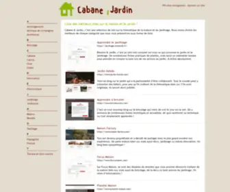 Cabane-ET-Jardin.com(Cabane et Jardin) Screenshot