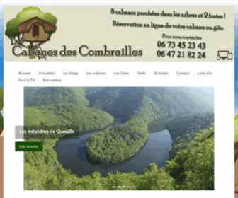 Cabanesdescombrailles.fr(Cabanes des Combrailles) Screenshot