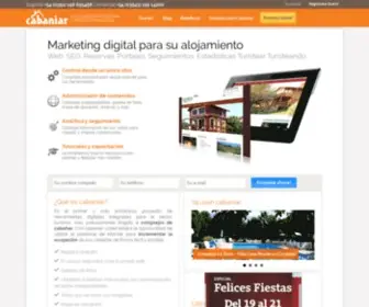 Cabaniar.com(Marketing Digital para Cabañas y Alojamientos) Screenshot