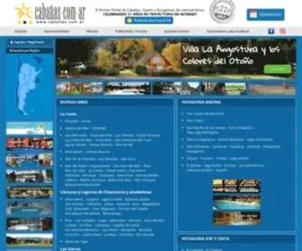 Cabanias.com(Cabañas.com.ar) Screenshot