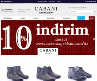Cabaniayakkabi.com(CABANI Ayakkabı Online Satış Mağazası) Screenshot