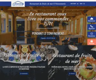 Cabanon-Ecailler.com(Restaurant) Screenshot